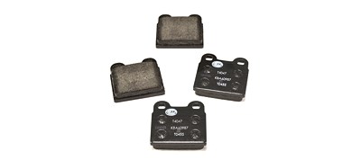 Hella Bremsbelagsatz, Scheibenbremse [Hersteller-Nr. 8DB355006-991] für Alfa Romeo, Nsu, Opel, Porsche, Saab, Volvo, VW von HELLA