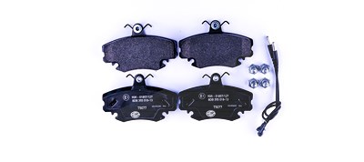 Hella Bremsbelagsatz, Scheibenbremse [Hersteller-Nr. 8DB355018-131] für Alpine, Dacia, Lada, Peugeot, Renault von HELLA