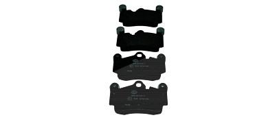 Hella Bremsbelagsatz, Scheibenbremse [Hersteller-Nr. 8DB355018-711] für Audi, Porsche, VW von HELLA