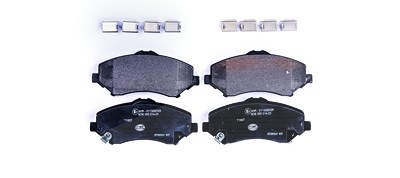 Hella Bremsbelagsatz, Scheibenbremse [Hersteller-Nr. 8DB355014-231] für Chrysler, Dodge, Fiat, Jeep, VW von HELLA