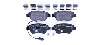 Hella Bremsbelagsatz, Scheibenbremse [Hersteller-Nr. 8DB355018-821] für Alfa Romeo, Fiat, Lancia von HELLA
