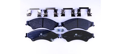 Hella Bremsbelagsatz, Scheibenbremse [Hersteller-Nr. 8DB355020-781] für Ford von HELLA