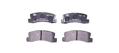 Hella Bremsbelagsatz, Scheibenbremse [Hersteller-Nr. 8DB355006-431] für Lexus, Toyota von HELLA