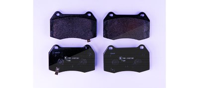 Hella Bremsbelagsatz, Scheibenbremse [Hersteller-Nr. 8DB355010-681] für Honda, Nissan von HELLA