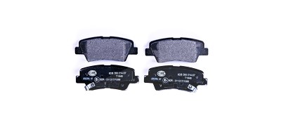 Hella Bremsbelagsatz, Scheibenbremse [Hersteller-Nr. 8DB355014-571] für Hyundai, Kia, Ssangyong von HELLA