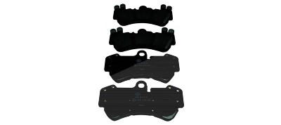 Hella Bremsbelagsatz, Scheibenbremse [Hersteller-Nr. 8DB355018-701] für Mercedes-Benz, Porsche, VW von HELLA