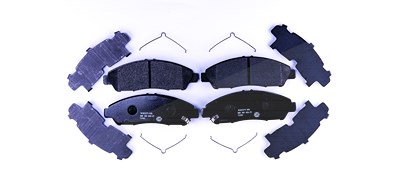 Hella Bremsbelagsatz, Scheibenbremse [Hersteller-Nr. 8DB355020-211] für Acura, Honda von HELLA