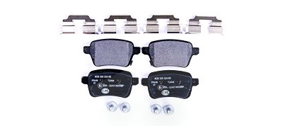 Hella Bremsbelagsatz, Scheibenbremse [Hersteller-Nr. 8DB355024-651] für Opel, Vauxhall von HELLA