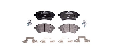 Hella Bremsbelagsatz, Scheibenbremse [Hersteller-Nr. 8DB355040-941] für Audi, VW von HELLA