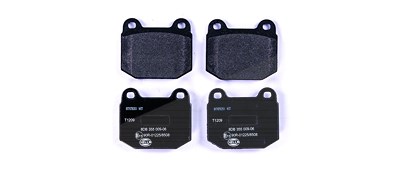 Hella Bremsbelagsatz, Scheibenbremse [Hersteller-Nr. 8DB355009-061] für Lotus, Opel, Tesla, Vauxhall von HELLA
