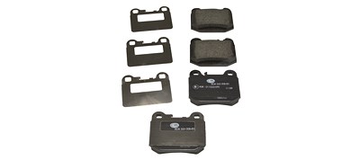 Hella Bremsbelagsatz, Scheibenbremse [Hersteller-Nr. 8DB355008-831] für Maserati, Mercedes-Benz von HELLA