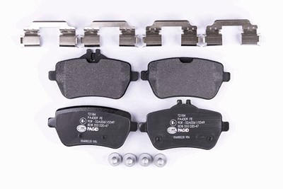 Hella Bremsbelagsatz, Scheibenbremse [Hersteller-Nr. 8DB355020-471] für Mercedes-Benz von HELLA