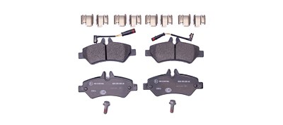 Hella Bremsbelagsatz, Scheibenbremse [Hersteller-Nr. 8DB355005-351] für Mercedes-Benz, VW von HELLA