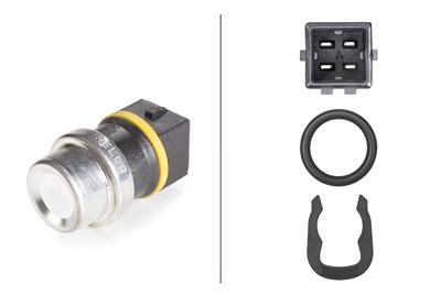 Hella Kühlmitteltemperatur-Sensor [Hersteller-Nr. 6PT009107-421] für Ford, Seat, Skoda, VW von HELLA