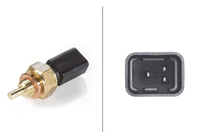 Hella Kühlmitteltemperatur-Sensor m.Dichtring Kupfer [Hersteller-Nr. 6PT009107-131] für Dacia, Lada, Nissan, Opel, Renault, Vauxhall von HELLA