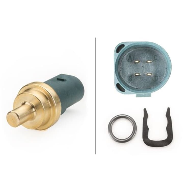 Hella Kühlmitteltemperatursensor Audi Seat Skoda VW Hella Kühlmitteltemperatursensor Audi Seat Skoda VW von HELLA
