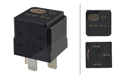Hella Multifunktionsrelais [Hersteller-Nr. 4RA007791-011] für Mercedes-Benz, Opel, Puch, Smart von HELLA