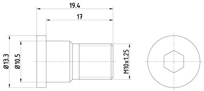 Hella Schraube, Bremsscheibe [Hersteller-Nr. 8DZ355209-071] für Alfa Romeo, Dodge, Fiat, Jeep, Opel von HELLA