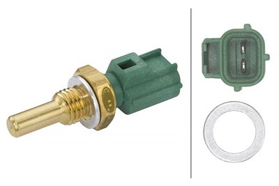 Hella Sensor, Kühlmitteltemperatur [Hersteller-Nr. 6PT009107-481] für Jaguar, Lexus, Mazda, Toyota, Volvo von HELLA