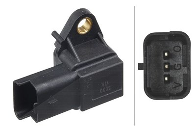 Hella Sensor, Ladedruck [Hersteller-Nr. 6PP009400-411] für Citroën, Fiat, Lancia, Peugeot von HELLA