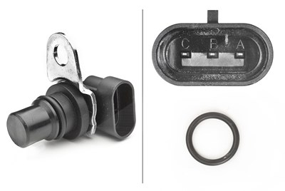 Hella Sensor, Nockenwellenposition [Hersteller-Nr. 6PU009121-841] für Opel, Vauxhall von HELLA