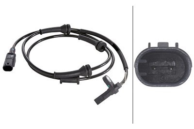 Hella Sensor, Raddrehzahl [Hersteller-Nr. 6PU012039-631] für Abarth, Fiat, Ford von HELLA