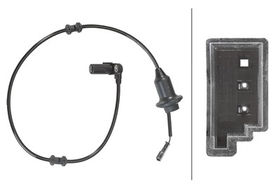 Hella Sensor, Raddrehzahl [Hersteller-Nr. 6PU010039-831] für Mercedes-Benz von HELLA