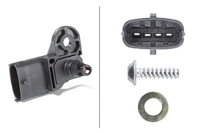 Hella Sensor, Saugrohrdruck [Hersteller-Nr. 6PP009400-311] für Alfa Romeo, Fiat, Ford, Jeep, Lancia, Mitsubishi, Opel, Vauxhall von HELLA