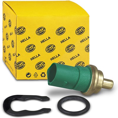 Hella Kühlmitteltemperatur-Sensor [Hersteller-Nr. 6PT009107-141] für Audi, Ford, Seat, Skoda, VW von HELLA