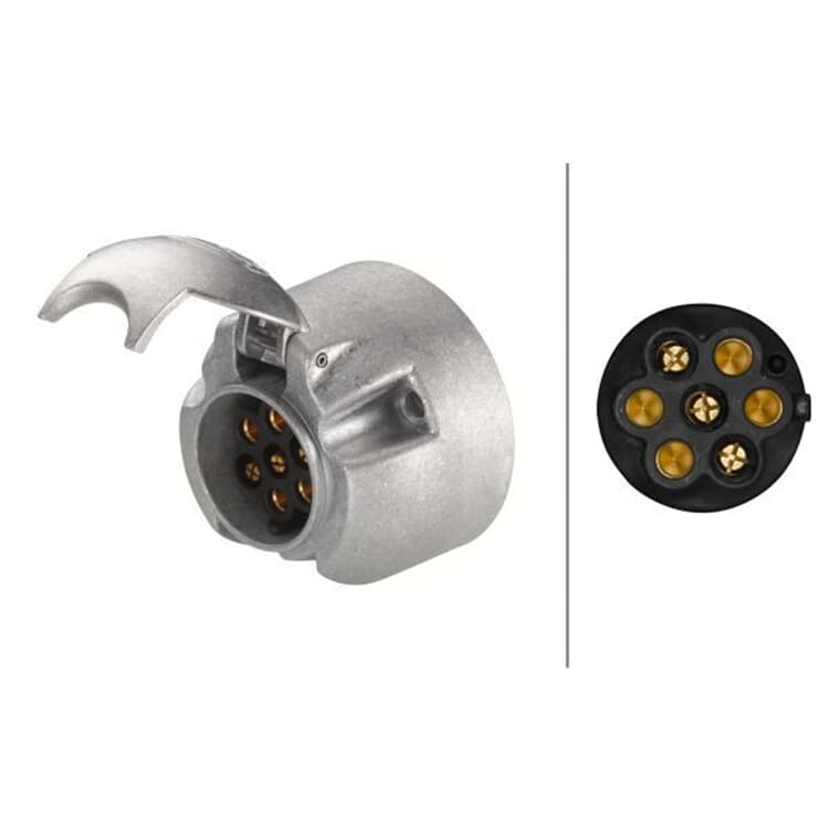 Hella Steckdose 7polig 8JB001941-041 Hella Steckdose 7polig 8JB001941-041 von HELLA