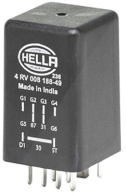 Hella Steuergerät, Glühzeit [Hersteller-Nr. 4RV008188-491] für Audi, Man, Mitsubishi, Seat, Skoda, VW von HELLA