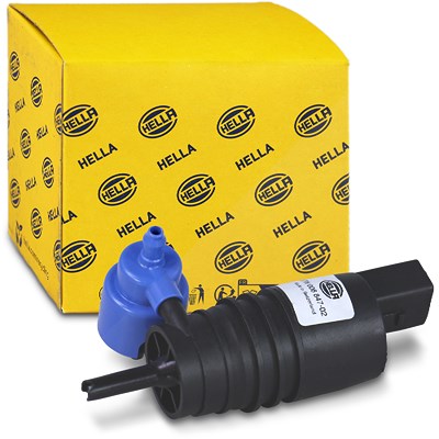 Hella Waschwasserpumpe, Scheibenreinigung [Hersteller-Nr. 8TW006847-021] für Audi, BMW, Mercedes-Benz, Mini, Seat, Skoda, VW von HELLA