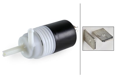 Hella Waschwasserpumpe, Scheibenreinigung [Hersteller-Nr. 8TW005496-051] für Mercedes-Benz von HELLA