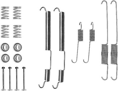 Hella Zubehörsatz, Bremsbacken [Hersteller-Nr. 8DZ355200-421] für Ford, Hyundai, Nissan, Opel, Renault, Ssangyong, Vauxhall von HELLA