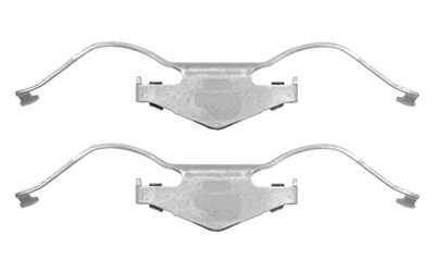 Hella Zubehörsatz, Bremssattel [Hersteller-Nr. 8DZ355201-491] für Opel, Saab, Vauxhall von HELLA