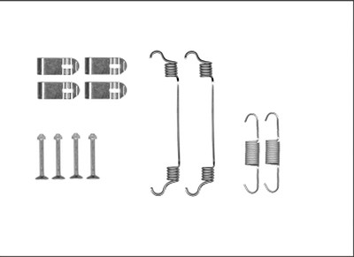 Hella Zubehörsatz, Feststellbremsbacken [Hersteller-Nr. 8DZ355205-981] für Hyundai, Kia, Ssangyong von HELLA