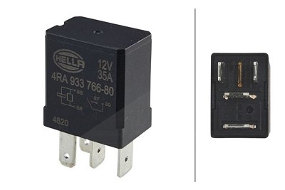 Hella Multifunktionsrelais [Hersteller-Nr. 4RA933766-801] für Ford, Lexus, Maybach, Mazda, Mercedes-Benz, Mitsubishi, Saab, Saturn, Subaru, Toyota von HELLA