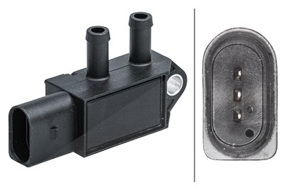 Hella Sensor, Abgasdruck [Hersteller-Nr. 6PP009409-621] für Audi, Seat, Skoda, VW von HELLA