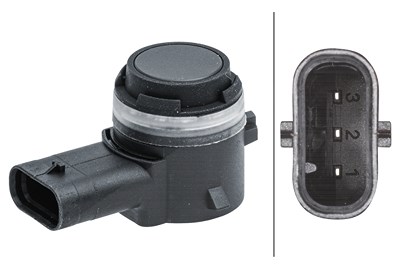 Hella Sensor, Einparkhilfe [Hersteller-Nr. 6PX358141-261] für Mercedes-Benz von HELLA