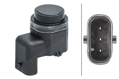 Hella Sensor, Einparkhilfe [Hersteller-Nr. 6PX358141-281] für Ford von HELLA