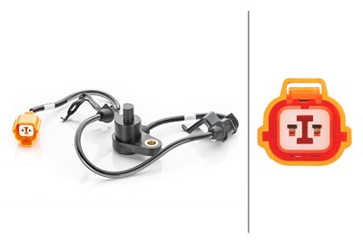Hella Sensor, Raddrehzahl [Hersteller-Nr. 6PU230040-841] für Honda von HELLA