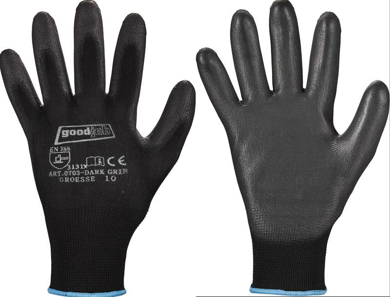 HELMUT FELDTMANN GmbH *Dark Grip* GOODJOB® Handschuhe Grösse 10 von HELMUT FELDTMANN GmbH