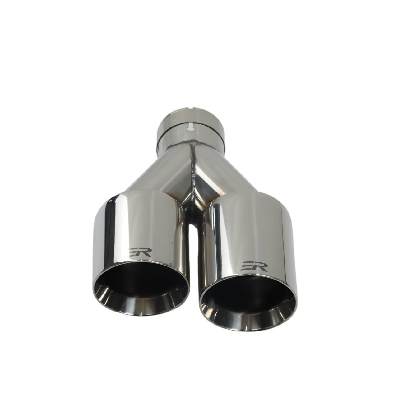 Auspuffblende Auspuffspitze Auto modifizieren Doppelauslass Auspuffrohr Düsendekoration Edelstahl Endrohre Schalldämpfer Auspuff Endrohr(Left Other Size) von HEMODIAN