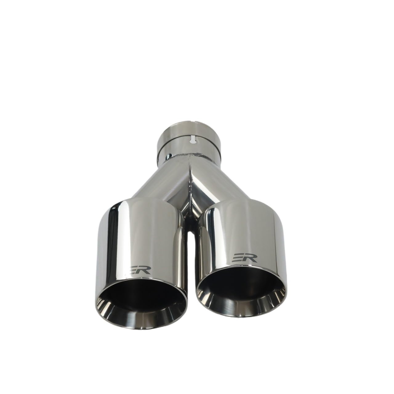 Auspuffblende Auspuffspitze Auto modifizieren Doppelauslass Auspuffrohr Düsendekoration Edelstahl Endrohre Schalldämpfer Auspuff Endrohr(Right Other Size) von HEMODIAN