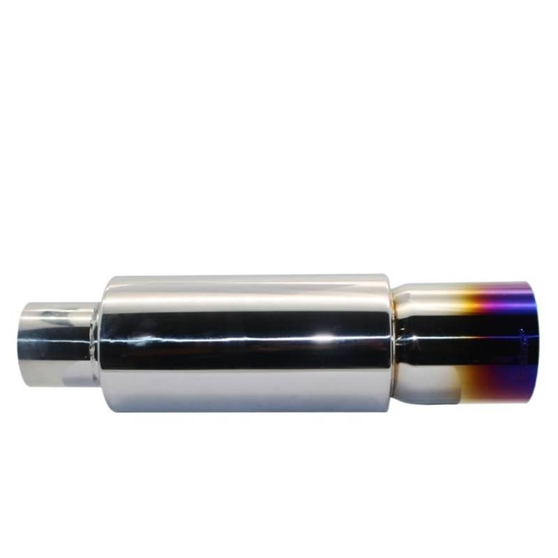 Auspuffblende Auto-Auspuffrohr-Schalldämpfer-Endrohr Universal-Edelstahlschnittstelle 51 57 63 mm Abgassystemende Auspuff Endrohr(007 blue 63mm) von HEMODIAN