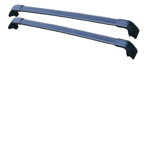 DachträGer 2 Stücke Aluminiumlegierung Seitenstangen Querschienen Dachträger Gepäck CUV SUV DachträGer Geschlossene Reling(B) von HEMODIAN