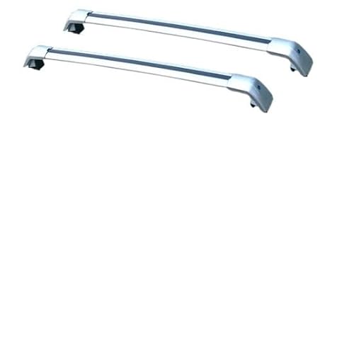 DachträGer 2 Stücke Aluminiumlegierung Seitenstangen Querschienen Dachträger Gepäck CUV SUV DachträGer Geschlossene Reling(C) von HEMODIAN