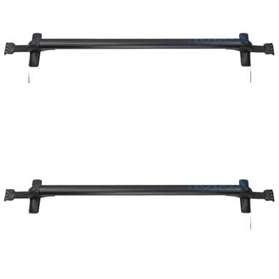 DachträGer Auto-Gepäckträger, Querträger, Dachträger, Querträger, gemeinsame universelle Querträger, Frachtstangen, Dachgepäckträger for Limousinen, LKW DachträGer Geschlossene Reling(D-E) von HEMODIAN