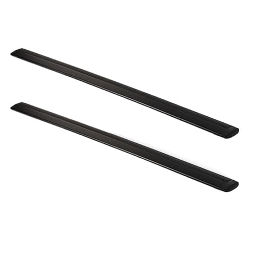DachträGer Autodachträger Laststange Aluminium Universal Auto Top Wing Bar Materialien Schwarz und Silber Länge 120 cm 130 cm 140 cm DachträGer Geschlossene Reling(Black 140cm -8cm) von HEMODIAN