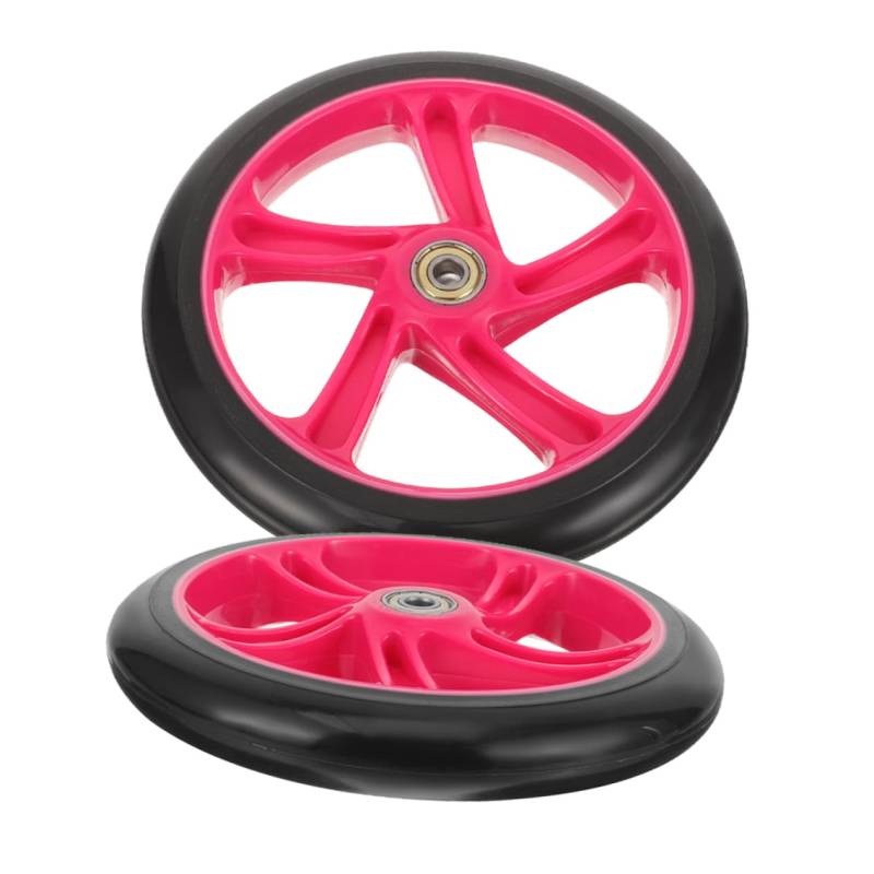 HEMOTON 1 Paar Hochelastische Einkaufsroller Skateboard Hochleistungsräder Ersatzräder Universelles Ersatzrad Universalrad Verschleißfeste Räder Flexibles Rad Pu von HEMOTON